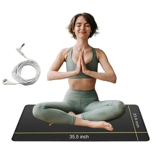 Conductive Grounding Leather Yoga Mat